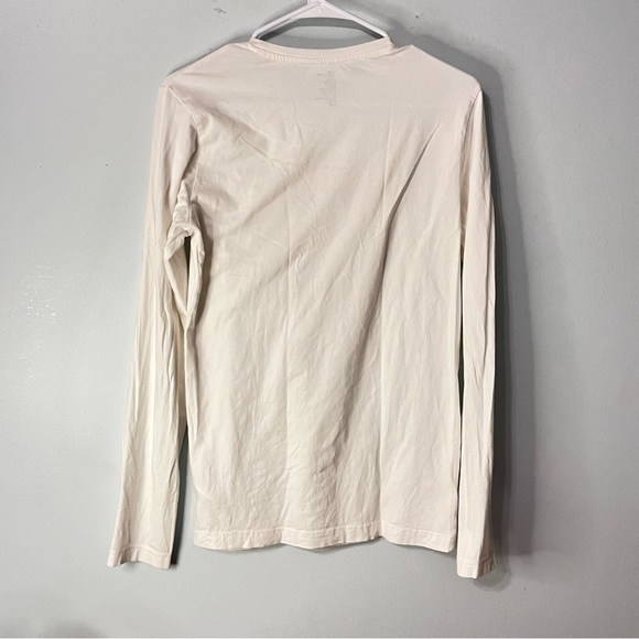 Long sleeve cotton tee Beach vacation Lobster with scoop neck oversized Small - Picture 4 of 6